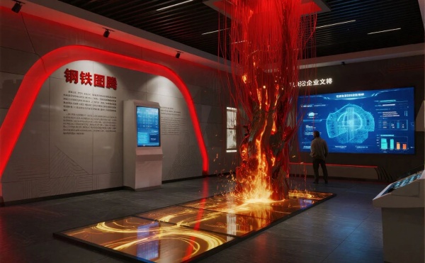 被千度鋼流燙到心跳，鋼鐵企業(yè)科技展廳也太酷了吧？