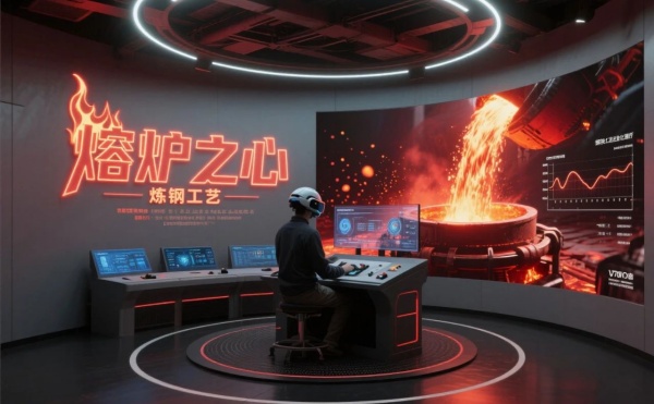 被千度鋼流燙到心跳，鋼鐵企業(yè)科技展廳也太酷了吧？