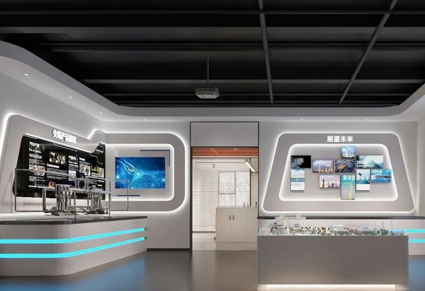 機械企業(yè)辦公展廳設(shè)計