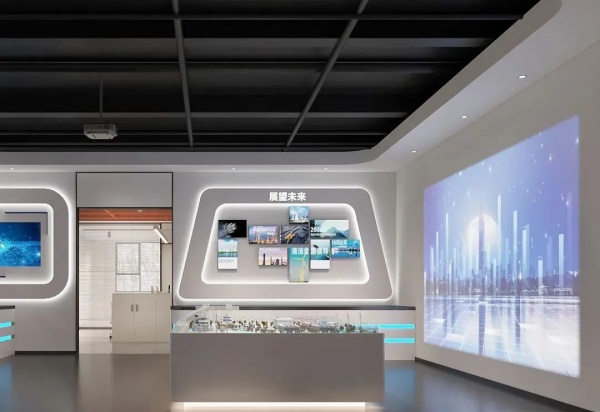 機械企業(yè)辦公展廳設(shè)計