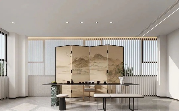 機械企業(yè)辦公展廳設(shè)計