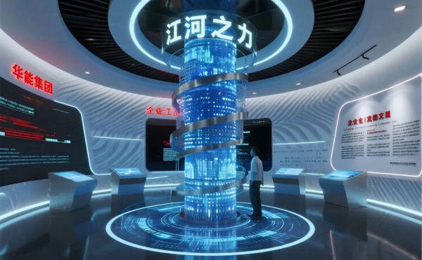 華能環(huán)?？萍颊箯d里能摸到風(fēng)、看到魚，還能穿越到 2050