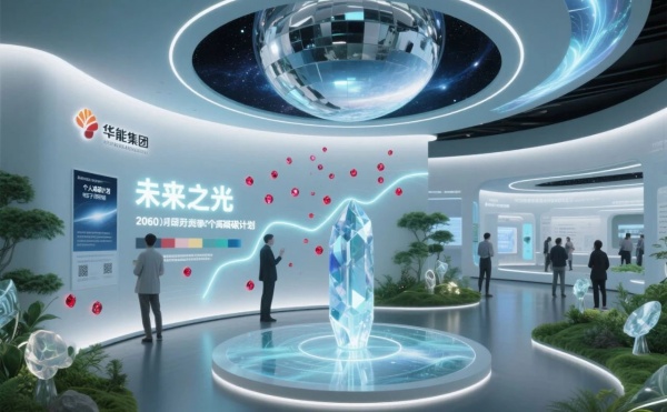 華能環(huán)?？萍颊箯d里能摸到風(fēng)、看到魚，還能穿越到 2050