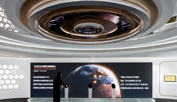 展廳序廳的“互動開關(guān)”，開啟沉浸式體驗(yàn)序章